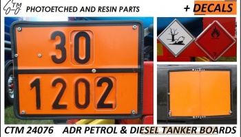 ADR Petrol & Diesel Tanker Boards - Czech Truck Model