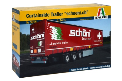 Curtainside Trailer 1/24 - Italeri