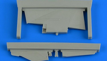 1/48 MiG-23MF/MLD correct tail fin for TRUMPETER kit