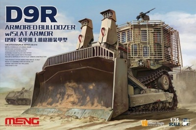 D9R Armored Bulldozer w/Slat Armor 1:35 - Meng Model