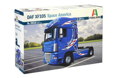 DAF XF105 Space America (1:24) - Italeri Model Kit Truck 3933