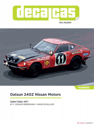 Datsun 240Z Nissan Motors 1/12 - Decalcas