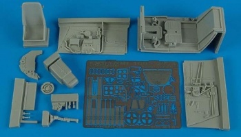 1/32 Bf 109F-2/F-4 cockpit set - (early version)