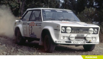 Fiat 131 Abarth sponsored by Jolly Club - 1980 1/24 - Decalcas