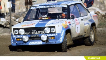 Fiat 131 Abarth sponsored by Fiat Rally / ASA - 1980 1/24 - Decalcas