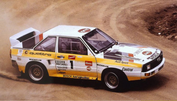 Audi Quattro Sport Team - Pikes Peak 1985 1/24 - Decalcas