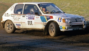 Peugeot 205 GTI Group A Team Peugeot Talbot Sport Dealer sponsored by Gemini Oil - 1988 1/24 - Decalcas