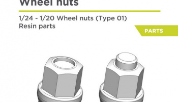 Wheel nuts 1/24 - Decalcas