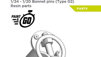 Bonnet Pin type 2 1/24 - Decalcas