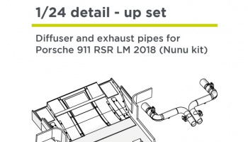 Porsche 911 991 GT3 RSR - 2018 1/24 - Decalcas