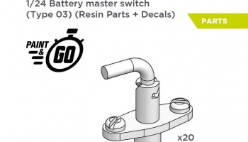 Battery master switch - Type 3 1/24 - Decalcas