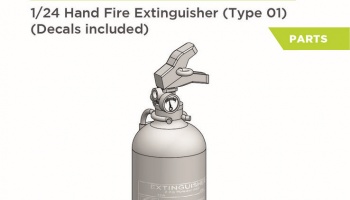 Hand fire extinguisher - Type01 1/24 - Decalcas