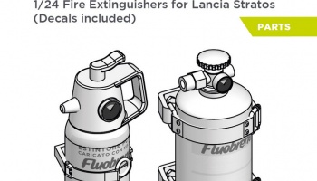 Lancia Stratos Ci-O-Due extinguisher 1/24 - Decalcas