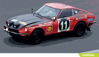 Datsun 240Z Nissan Motors 1/12 - Decalcas