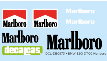 BMW 320i E46 sponsored by Marlb*** 1/24 - Decalcas