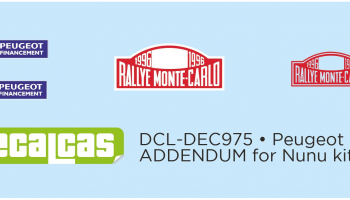 Peugeot 306 Maxi - Monte Carlo Rally - Rallye Automobile de Monte-Carlo 1996 1/24 - Decalcas