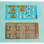 Decal + P/E – Czechoslovak + Czech register plates for trucks - 1/24 - REJI MODEL