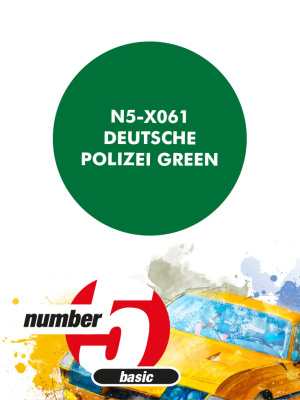 Deutsche Polizei Green Paint for airbrush 30ml - Number Five