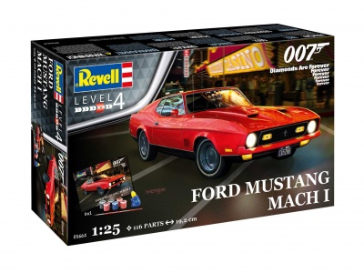 "Diamonds Are Forever" Ford Mustang I Gift-Set James Bond (1:25) - Revell