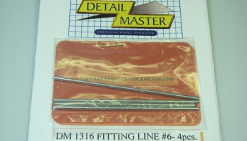 Fitting Line #6 Dia .080" - Detail Master