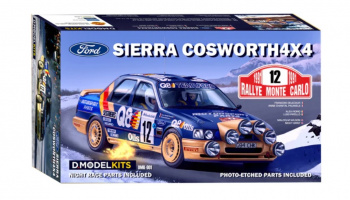 FORD SIERRA COSWORTH 4X4 - RALLY MONTE CARLO 1991 1/24 - D Modelkits