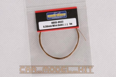 Drát 0.38mm Wire (Gold) 1m - Hobby Design