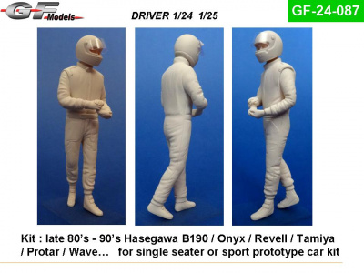 Driver Figure 80´s - 90´s 1:24 - GF Models