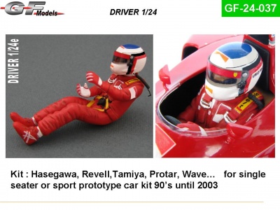 Driver Figure Alesi 1/24 - GF Models