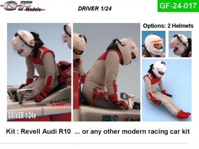 Driver Figure Audi R10 - GF Models