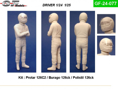 Driver Figure Ferrari 126 - GF Models