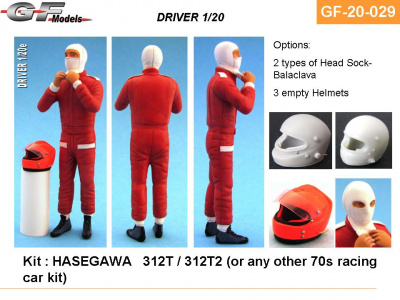 Driver Figure Ferrari, Brabham - GF Models