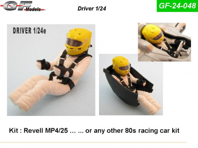Driver Figure Hamilton MP4/25 1:24 - GF Models