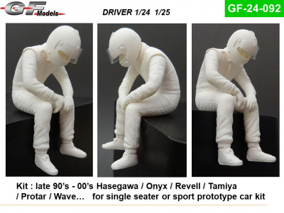 Driver Figure late 90´s - 00´s 1:24 - GF Models