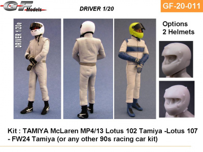 Driver Figure McLaren MP4/13, FW24, Lotus - GF Models
