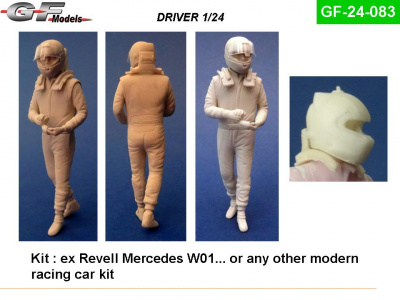 Driver Figure Mercedes W01 1/24 - GF Models