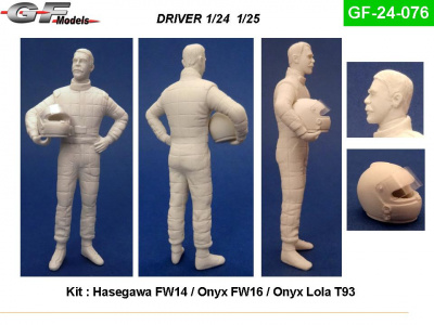Driver Figure N.Mansell 1/24 - GF Models