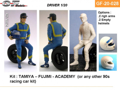 Driver Figure Panis, Alesi - GF Models