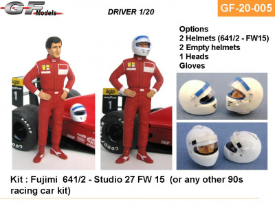 Driver Figure Prost Ferrari  - GF Models