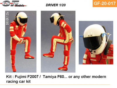 Driver Figure Raikkonen 1/20 - GF Models