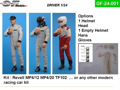 Driver Figure Raikkonen MP4/20 1:24 - GF Models