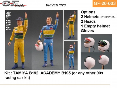 Driver Figure Schumacher Benetton - GF Models