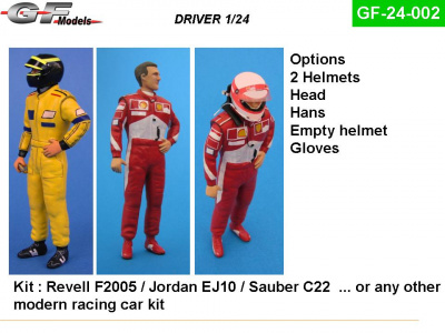 Driver Figure Schumacher EJ10,C22 1:24 - GF Models