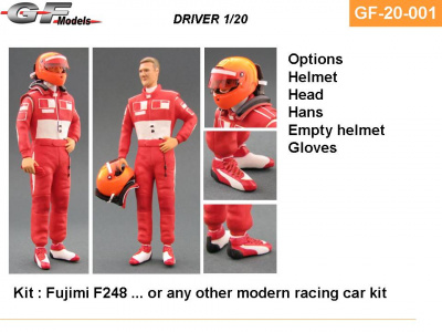 Driver Figure Schumacher Ferrari - GF Models