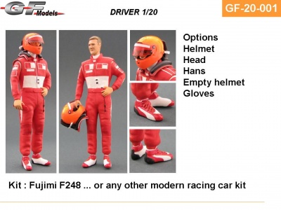 Driver Figure Schumacher Ferrari - GF Models