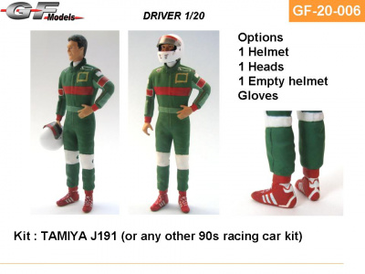 Driver Figure Schumacher - GF Models