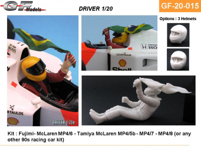 Driver Figure Senna McLaren - GF Models
