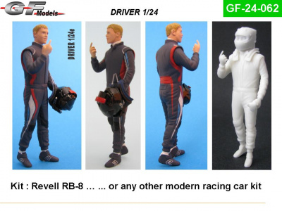 Driver Figure Vettel 1:24 - GF Models