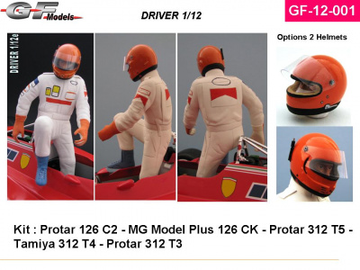 Driver Figure Villenue Ferrari 126 1/12 - GF Models