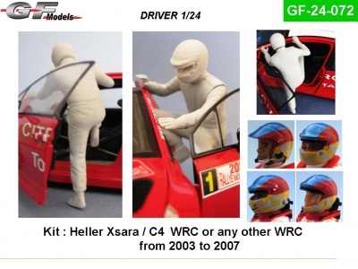 Driver Figure WRC 1/24 - GF Models