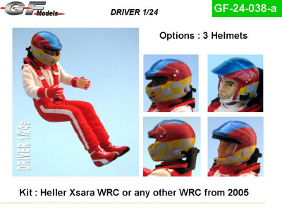 Driver Figure WRC 1/24 - GF Models